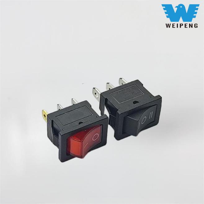 15*21mm 3ピン3ポジションロッカーボート電源スイッチ