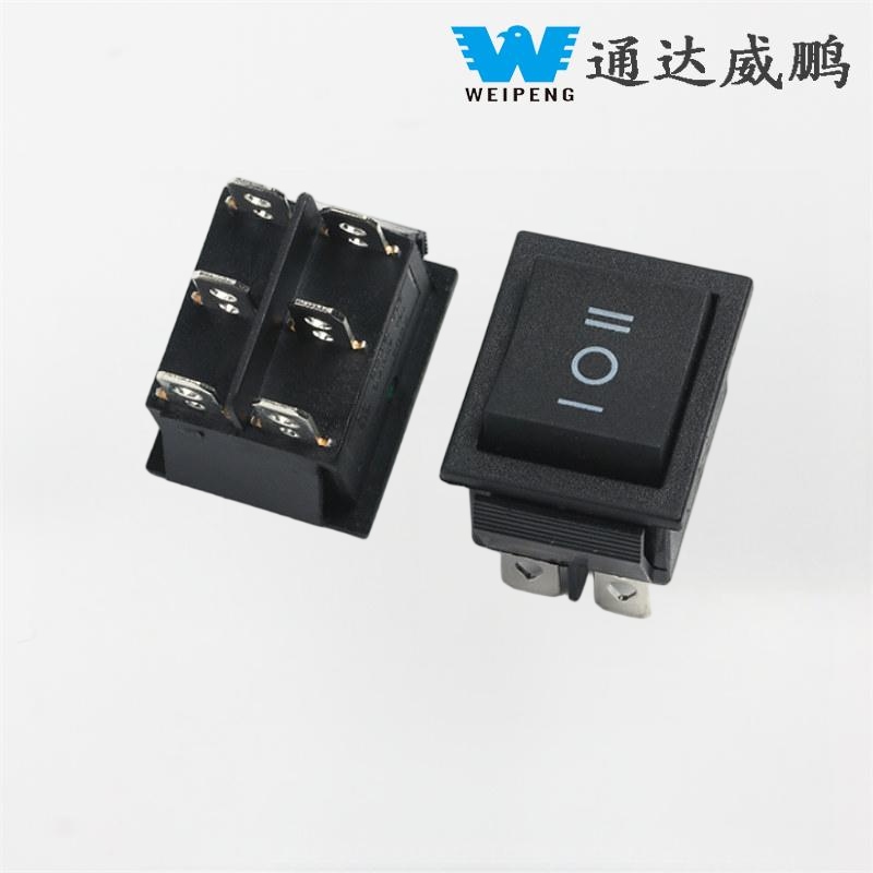 KCD4 ロッカー スイッチ 31*25mm シルバー接点 16A 250V