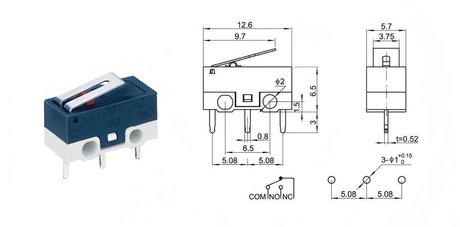 スマートドアロックマウススイッチ