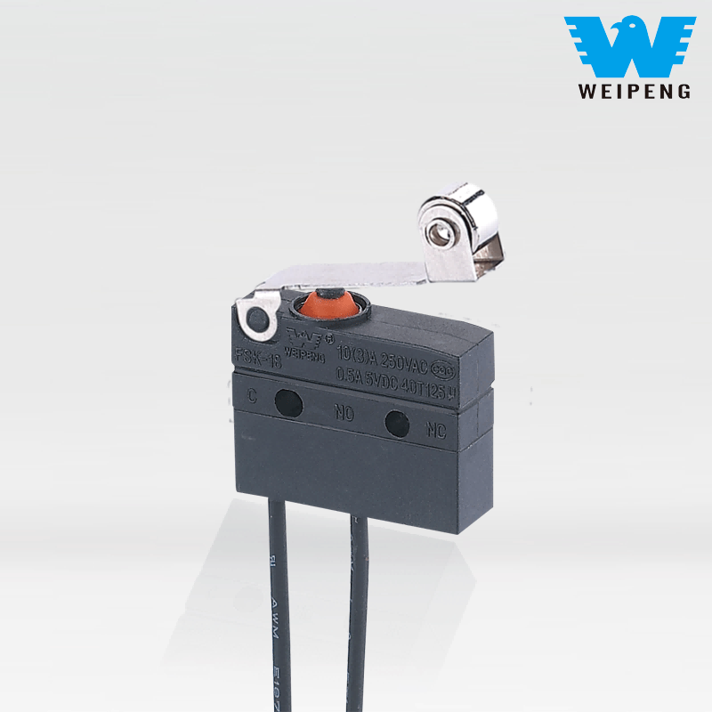 ワイヤーとレバーを備えた防水マイクロスイッチ