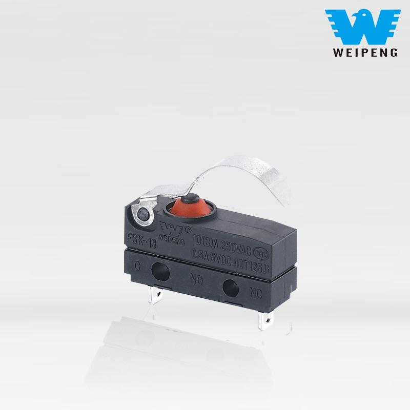 Weipeng 10A サイド出口 IP67 カーシートマイクロスイッチメーカー